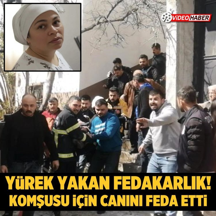 Tokat’ta yürek yakan fedakârlık! Komşusu için canını feda etti
