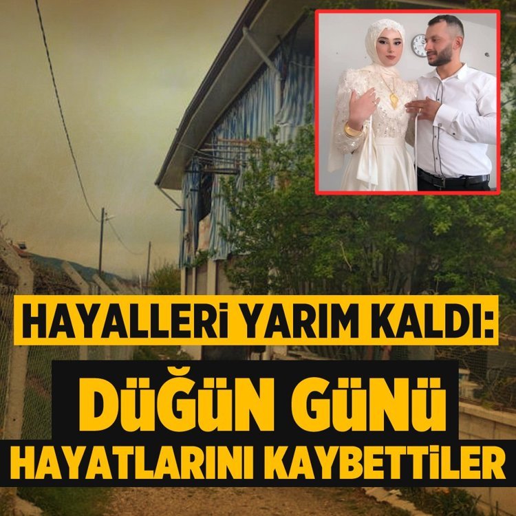 Hayalleri yarım kaldı: Düğün günü hayatlarını kaybettiler