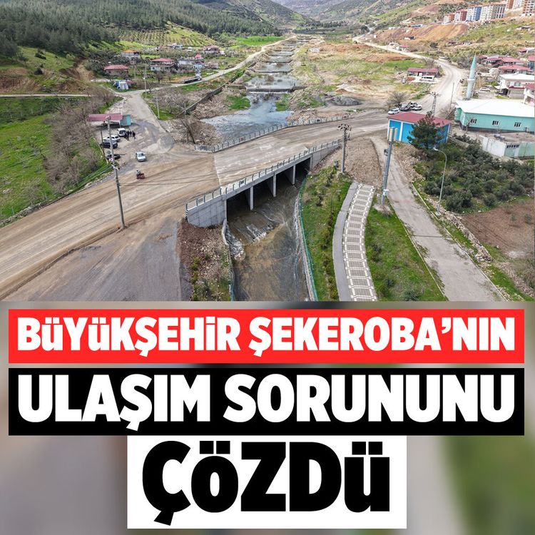Büyükşehir, Şekeroba’nın ulaşım sorununu çözdü