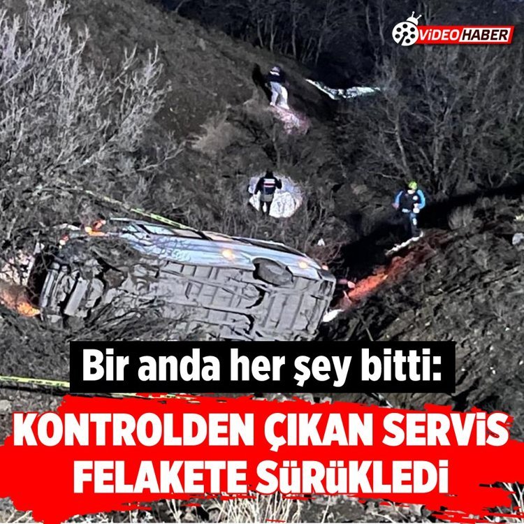 Bir anda her şey bitti: Kontrolden çıkan servis felakete sürükledi