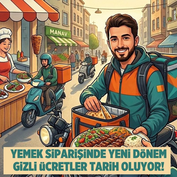 Yemek siparişinde yeni dönem: Gizli ücretler tarih oluyor!