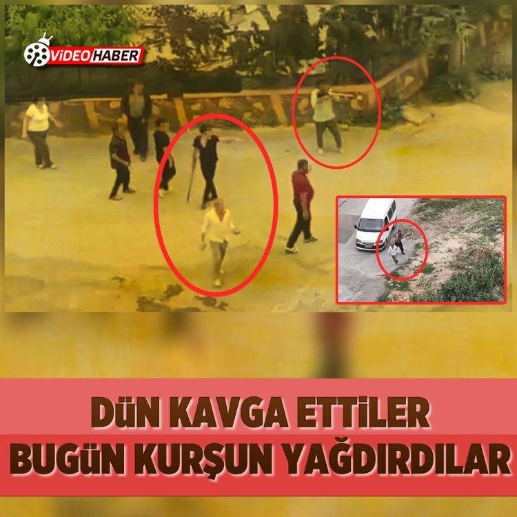 Dün kavga ettiler, Bugün kurşun yağdırdılar
