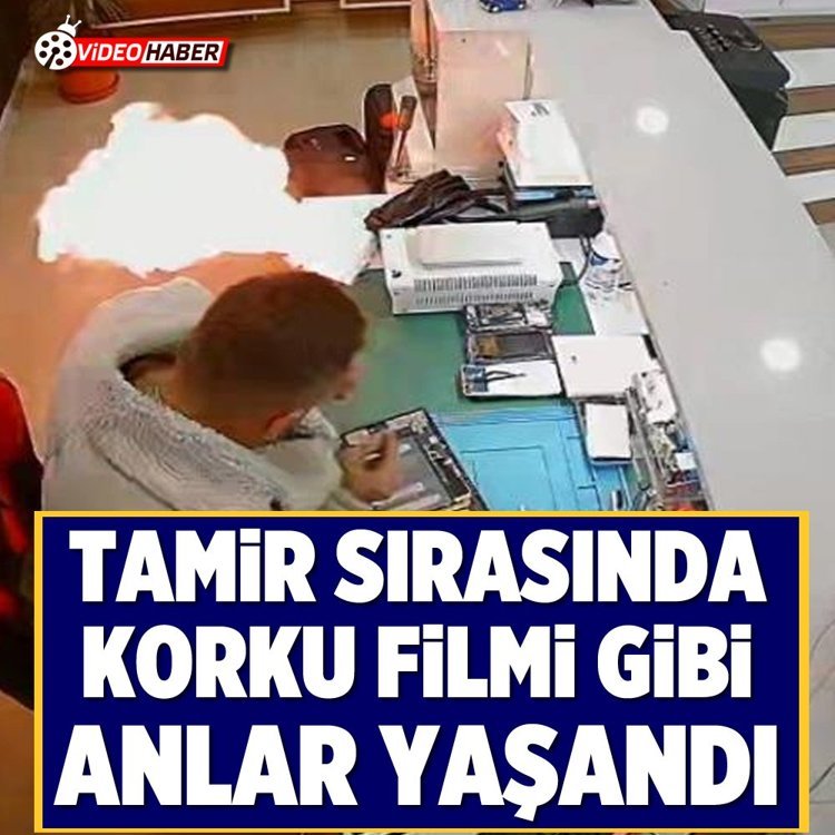 Tamir sırasında korku filmi gibi anlar yaşandı