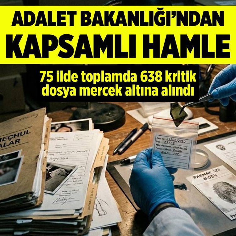 Adalet Bakanlığı’ndan kapsamlı hamle! Kadın ve çocuk cinayetleri dahil tüm dosyalar masaya yatırılıyor