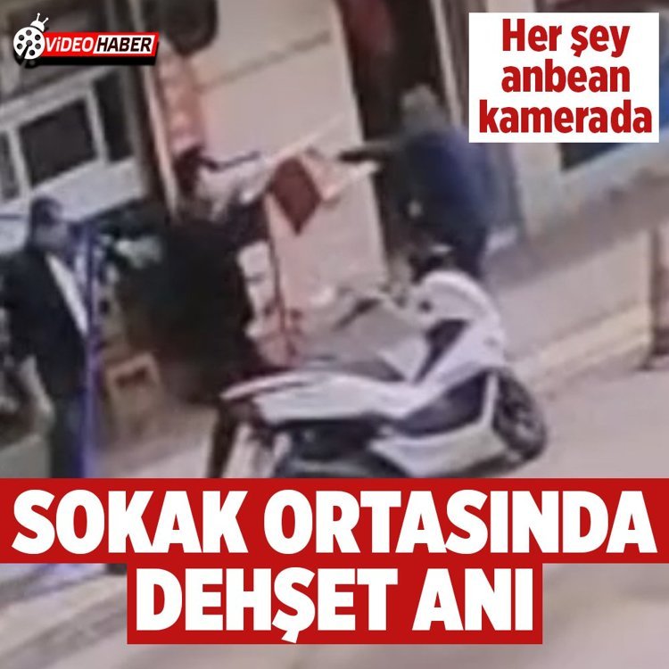 Adana’da sokak ortasında bıçaklı saldırı! Kameralar her şeyi kaydetti