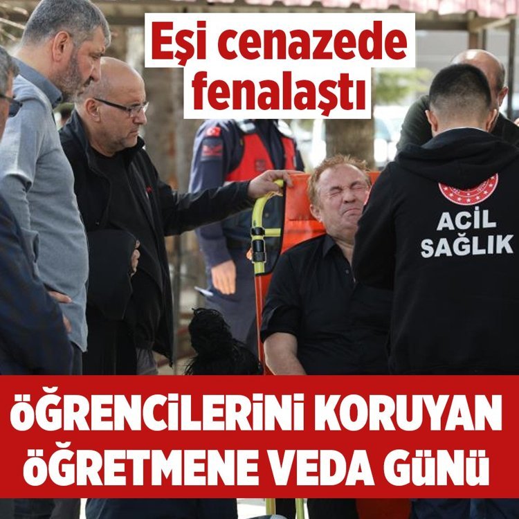 Kahramanmaraş'ta eşinin cenazesinde fenalaştı, sağlıkçılar müdahale etti