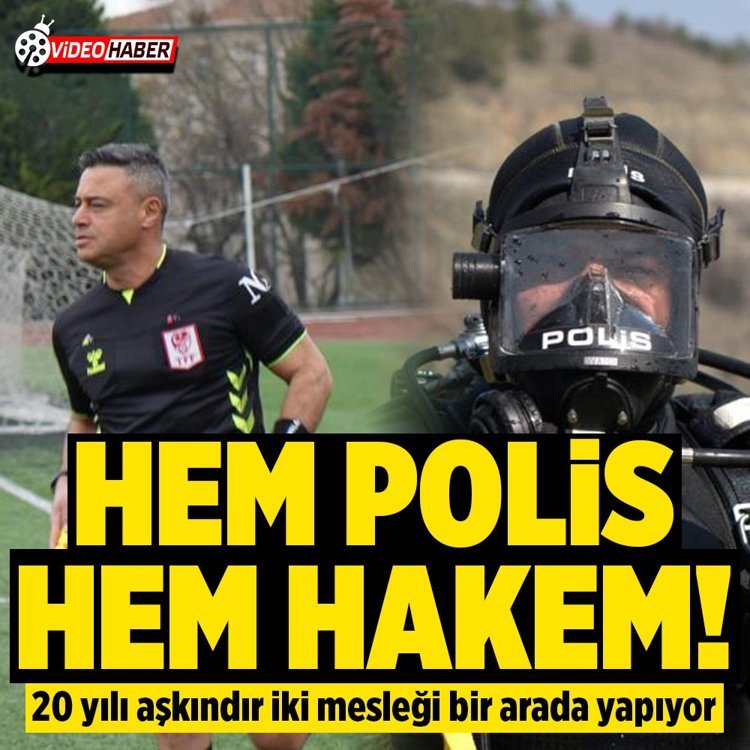 Gündüz dalgıç polis, hafta sonu süper lig hakemi