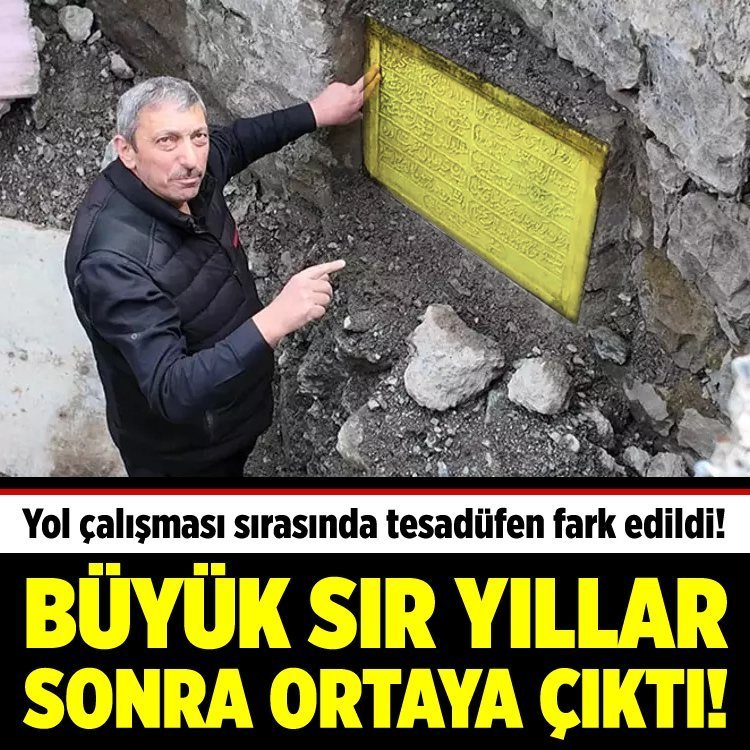 Yol çalışması sırasında tesadüfen fark edildi! Büyük sır yıllar sonra ortaya çıktı