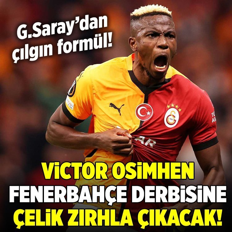 Victor Osimhen derbiye çelik zırhla çıkacak!