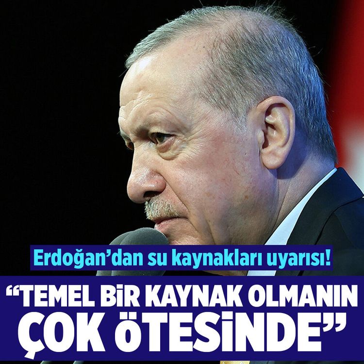 Cumhurbaşkanı Erdoğan: "Temel bir kaynak olmanın çok ötesinde"