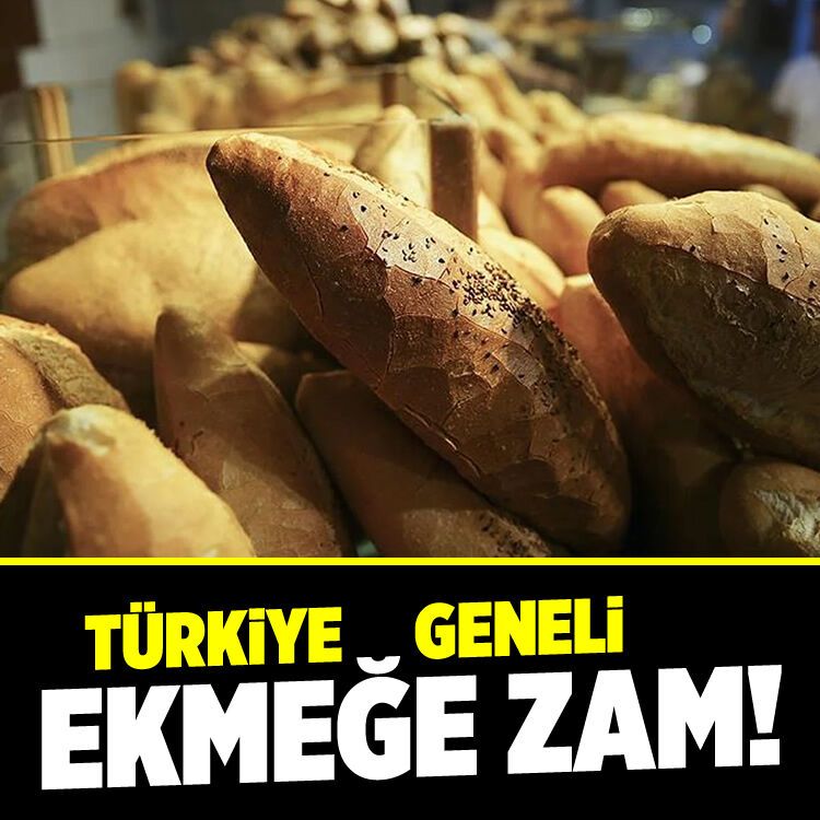 Türkiye genelinde ekmeğe zam geldi!