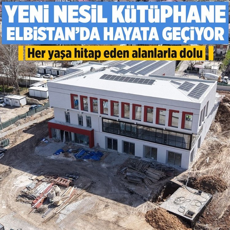 Elbistan’ın yeni kütüphanesinde sona yaklaşıldı