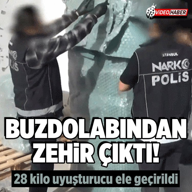 İstanbul'da kargoyla gönderilen buzdolabından uyuşturucu çıktı!