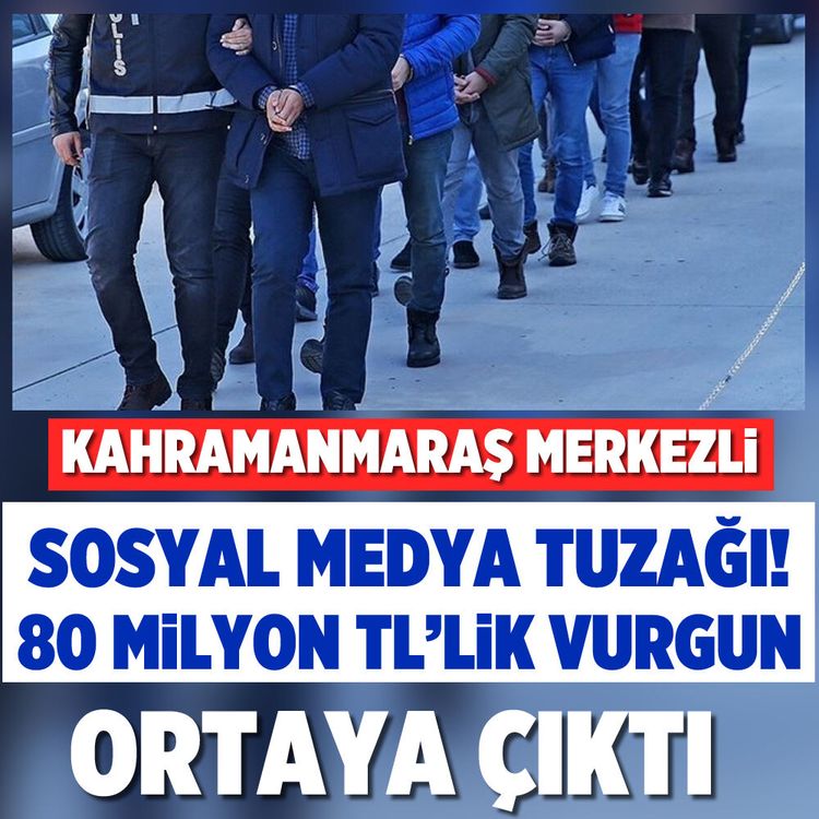Sosyal medya tuzağı! 80 milyon TL’lik vurgun ortaya çıktı