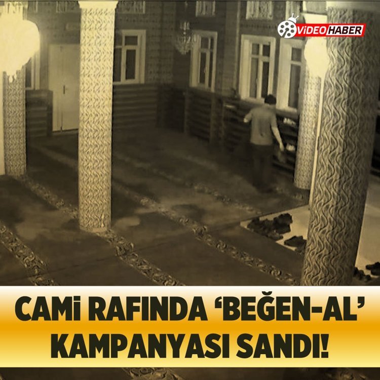 Cami rafında ‘Beğen-Al’ Kampanyası sandı!