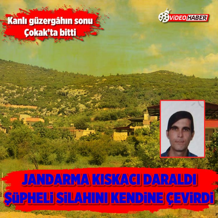 Jandarma kıskacı daraldı, Şüpheli silahını kendine çevirdi