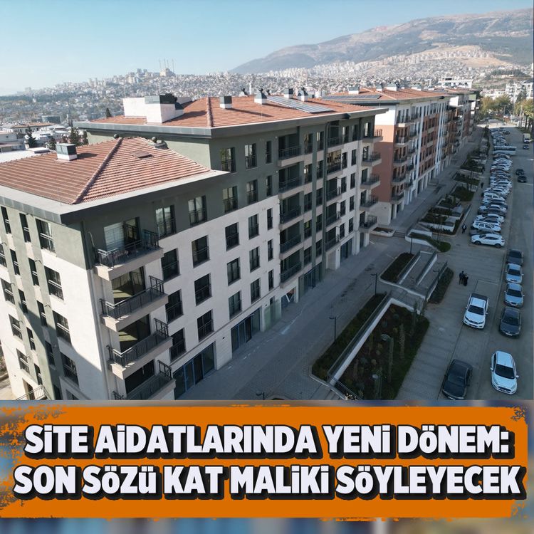 Site aidatlarında yeni dönem: Son sözü kat maliki söyleyecek