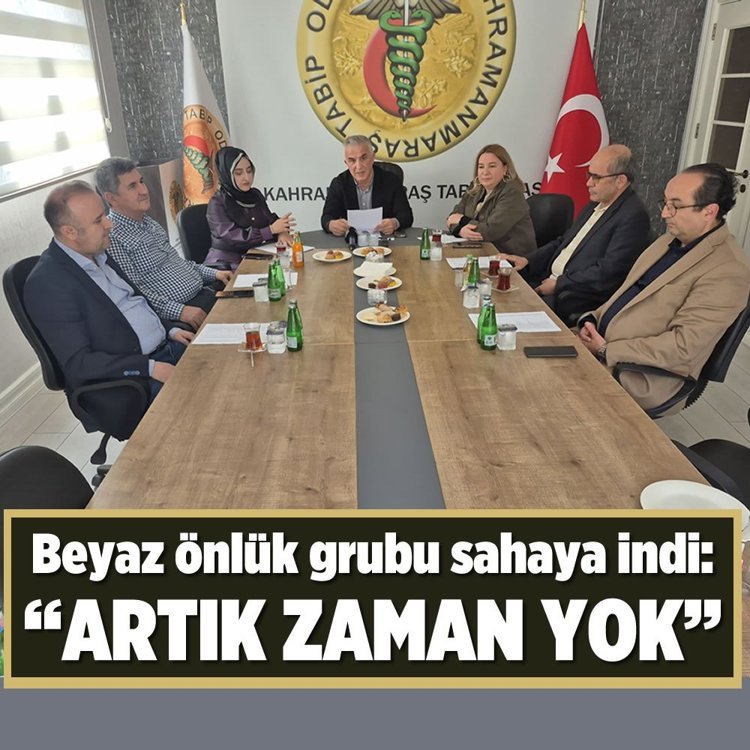 Beyaz Önlük Grubu sahaya indi: “Artık zaman yok”