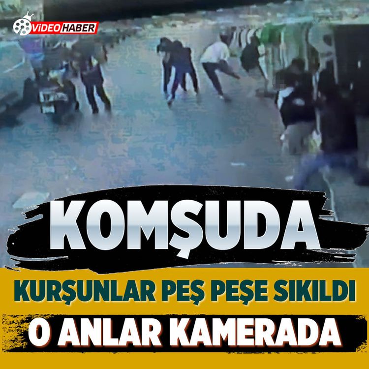 Şahinbey’de kurşunlar peş peşe sıkıldı: O anlar kamerada