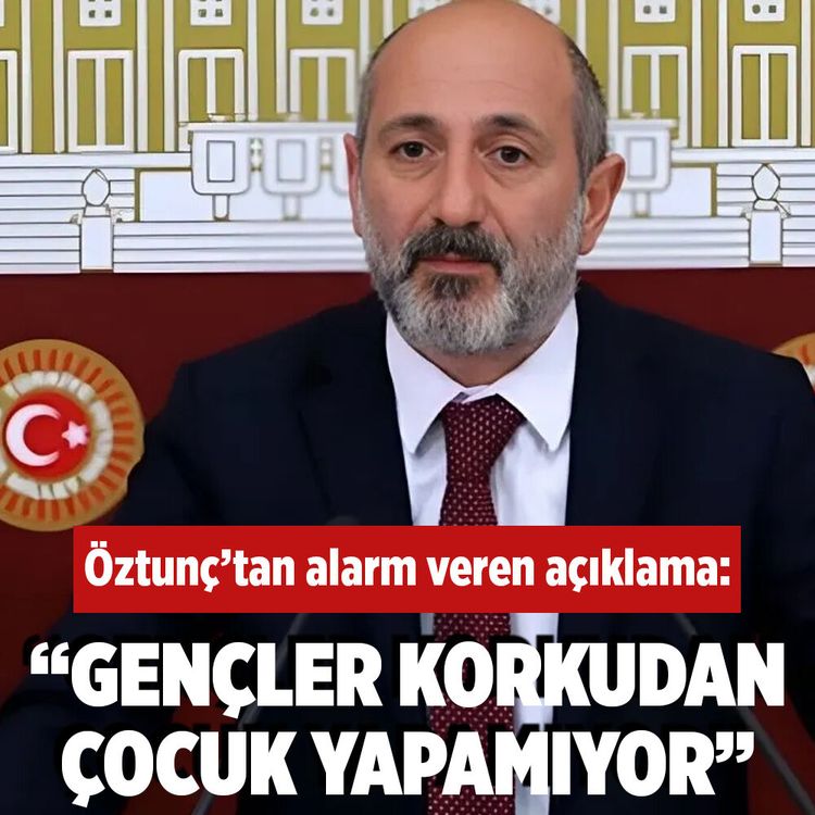 Ali Öztunç'tan açıklama: Gençler korkudan çocuk yapamıyor