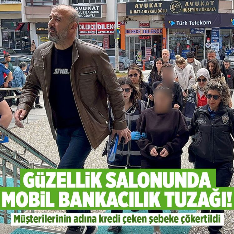 Güzellik salonunda tuzak! Müşterilerinin adına kredi çeken şebeke çökertildi