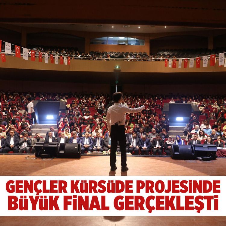 Gençler Kürsüde projesinde final heyecanı yaşandı