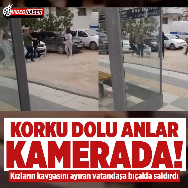 Afyonkarahisar'da kızların kavgasını ayıran vatandaşlara bıçakla saldırdı