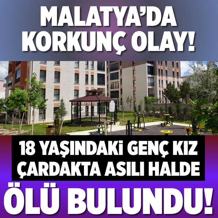 Site parkında korkunç son: 18 yaşındaki genç kız çardakta ölü bulundu
