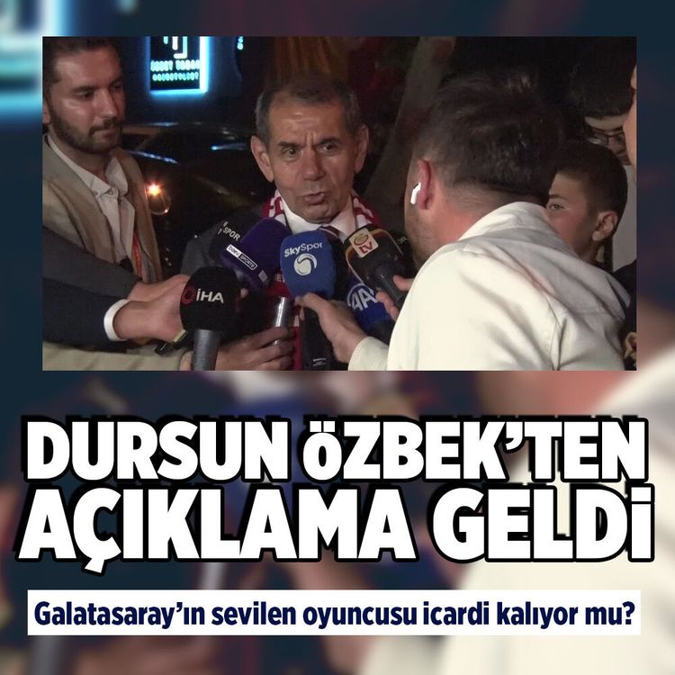 Dursun Özbek: "Icardi bizim ikon oyuncumuz kendisi ile yeni sezon için görüşeceğiz"