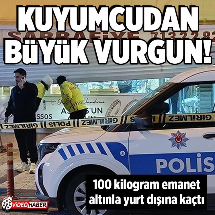 Denizli'de kuyumcu 100 kilogram emanet altınla yurt dışına kaçtı