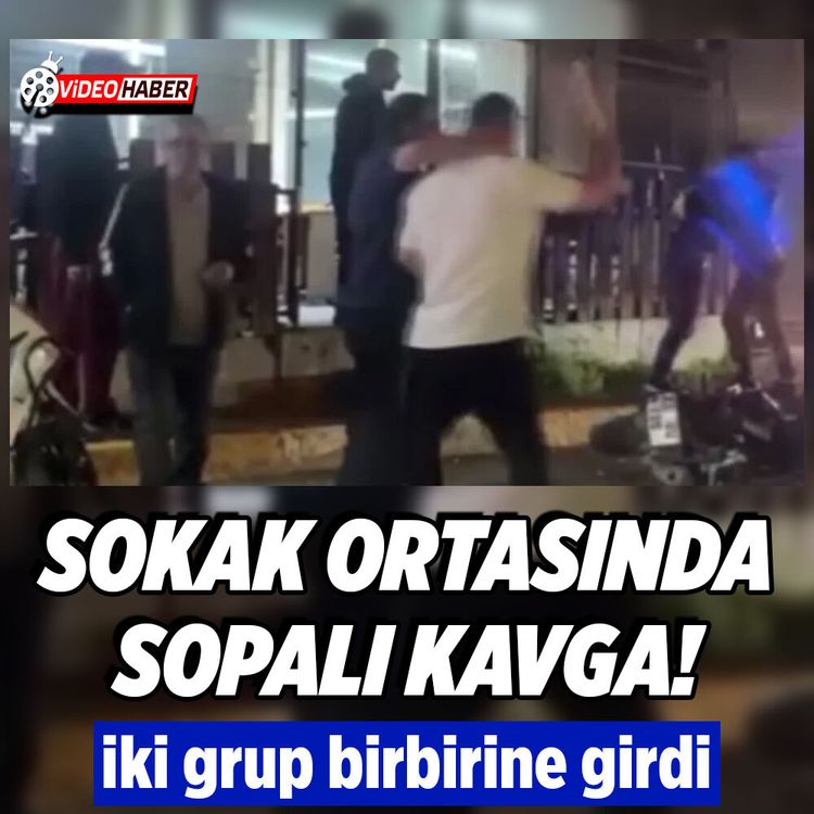 İstanbul'da sokak ortasında sopalı dehşet!