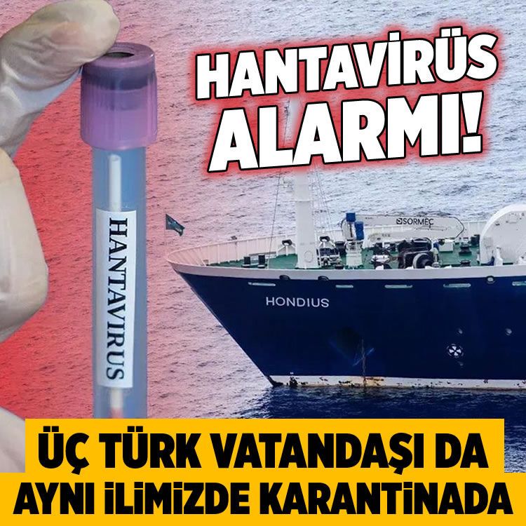 Hantavirüs alarmı! Üç Türk vatandaşı, İstanbul'da karantina altında