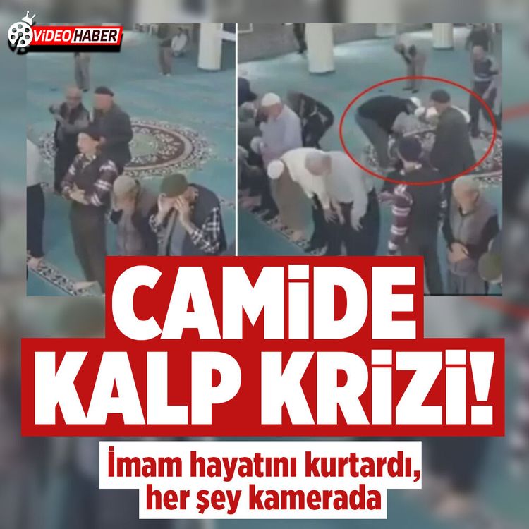 Adana'da camide kalp krizi geçirdi, imam hayatını kurtardı!