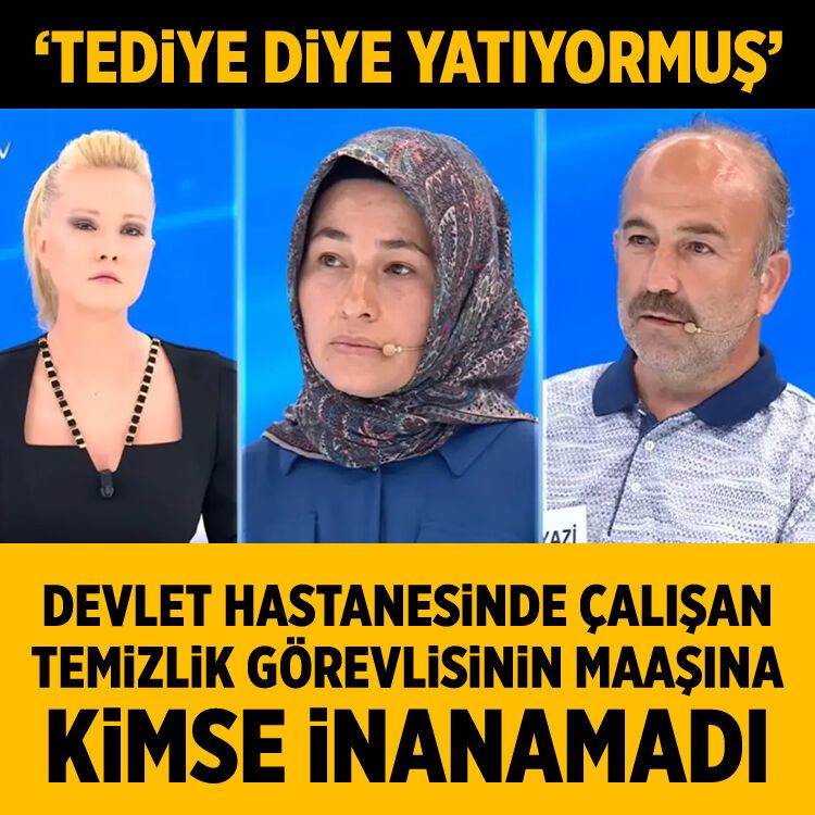 Müge Anlı'da gündem oldu! Devlet hastanesinde çalışan temizlik görevlisinin maaşına kimse inanamadı