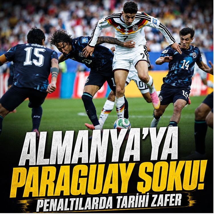 Almanya’ya Paraguay şoku! Penaltılarda tarihi zafer