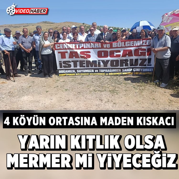 4 Köyün ortasına maden kıskacı: "Yarın kıtlık olsa mermer mi yiyeceğiz"