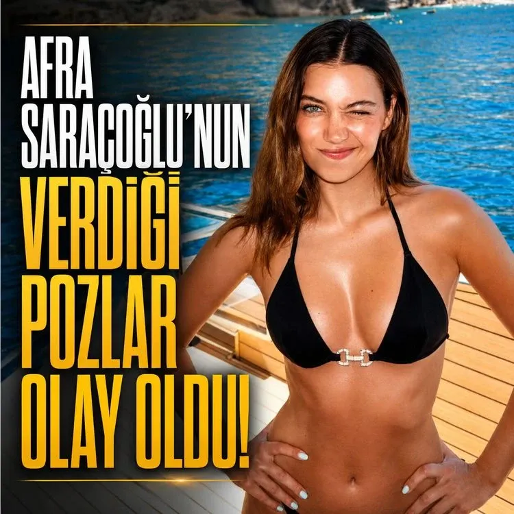 Afra Saraçoğlu sezonun yorgunluğunu böyle attı!