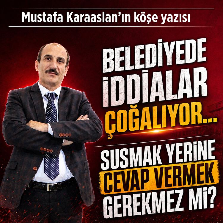 Belediyede iddialar çoğalıyor… Susmak yerine cevap vermek gerekmez mi?