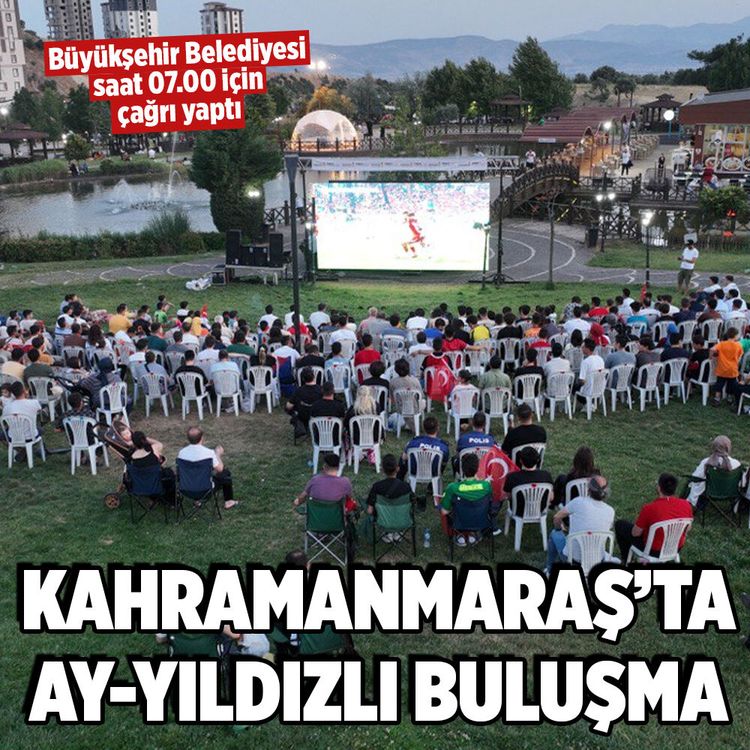Büyükşehir Belediyesi’nden Kahramanmaraşlılara milli heyecan daveti