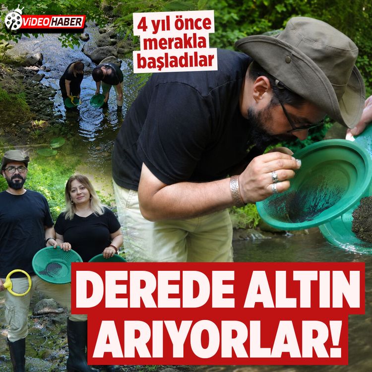 Ordu'da 20 yıllık evli çift altın arıyor