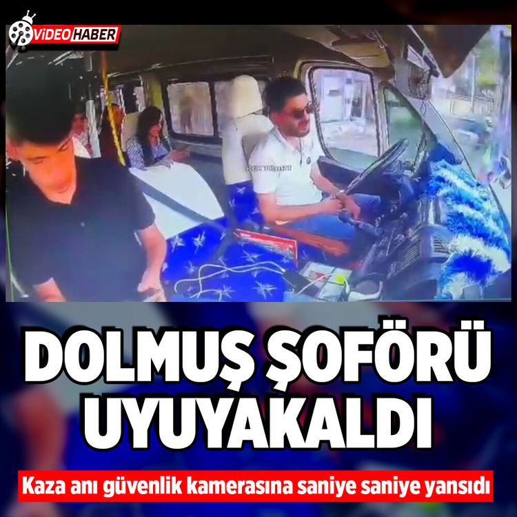 Adana’da direksiyon başında uyuyan dolmuş sürücüsü kaza yaptı: 7 yaralı