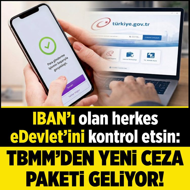 e-Devlet üzerinden kontrol edin: IBAN ve hesap sahiplerine yeni yasal düzenleme