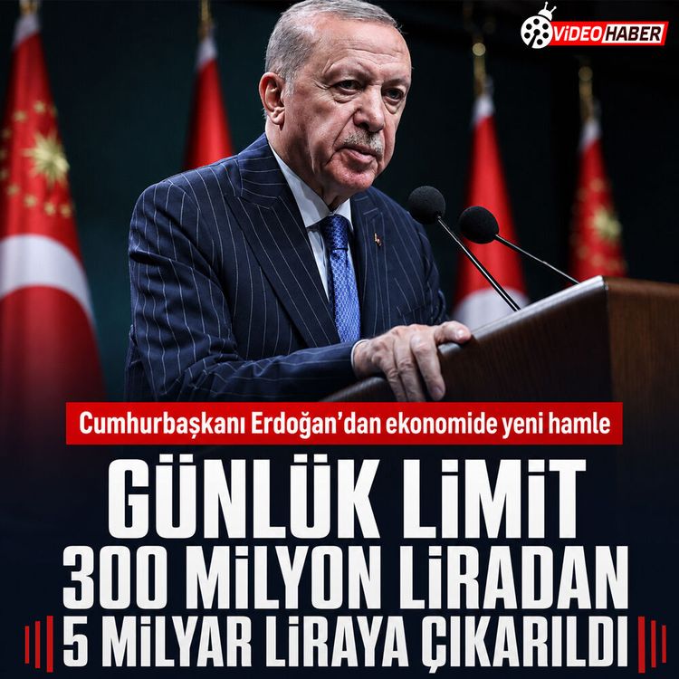 Erdoğan'dan ihracatçılara müjde: Limitler artırıldı