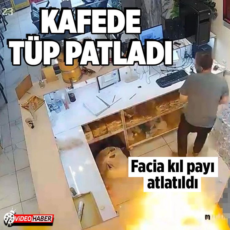 Ocakta menemen bırakıldı, kafede rüp patladı