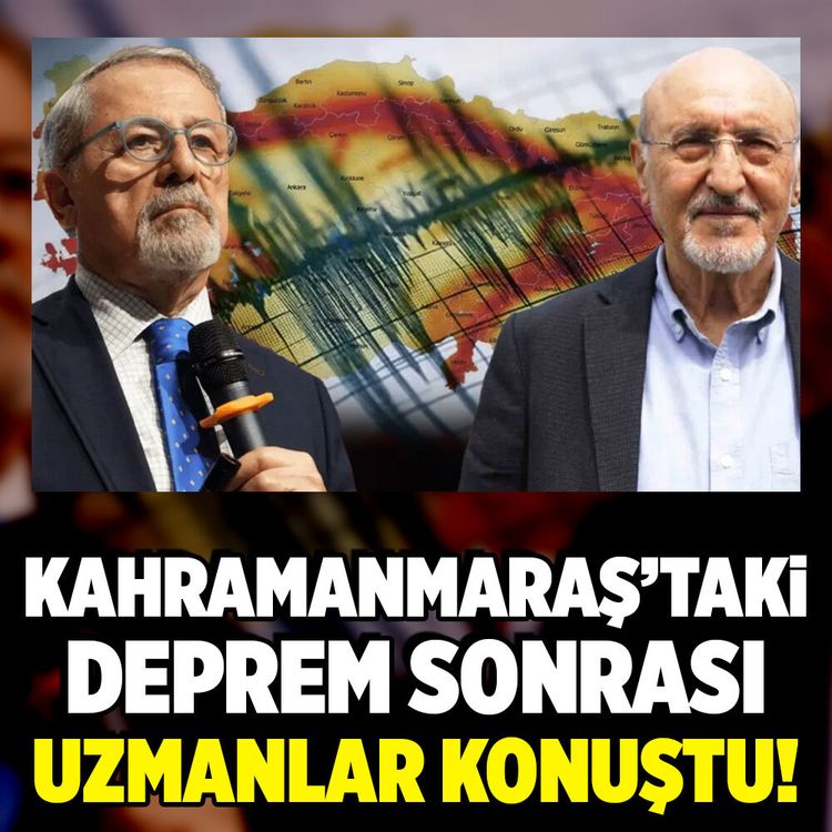 Kahramanmaraş'taki deprem sonrası uzmanlardan açıklama geldi!