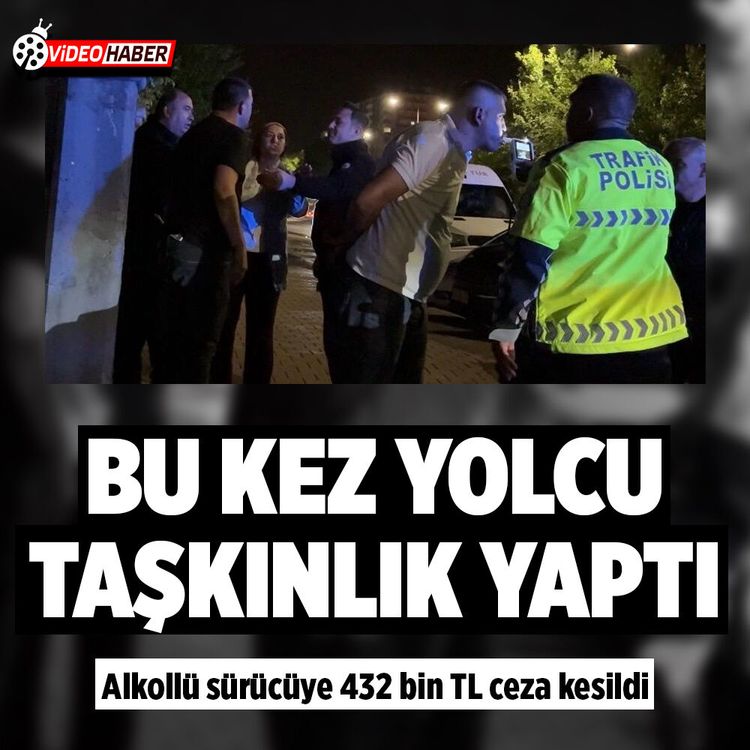 Kayseri’de polisten kaçan alkollü sürücüye 432 bin TL ceza
