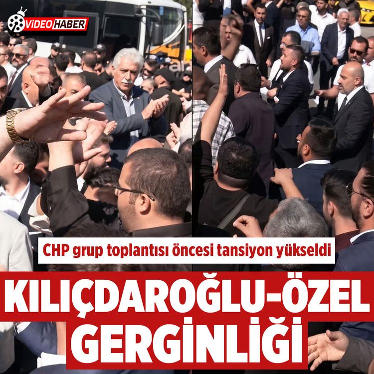 Özgür Özel ve Kılıçdaroğlu destekçileri Meclis önünde karşı karşıya geldi