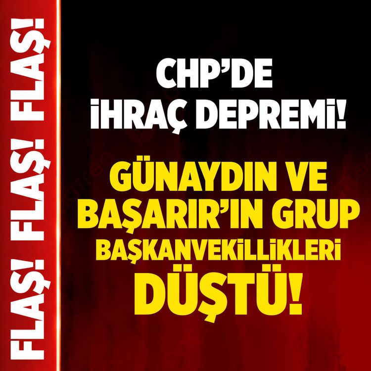 CHP'de ihraç depremi: Gökhan Günaydın ve Ali Mahir Başarır'ın grup başkanvekillikleri düşürüldü