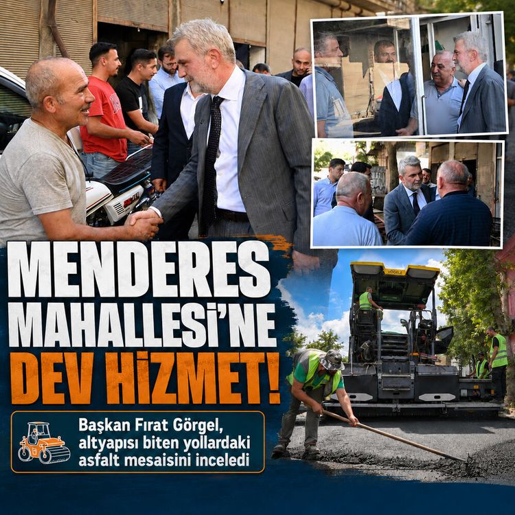 Başkan Görgel esnafı dinledi: Çalışmalar hız kesmiyor