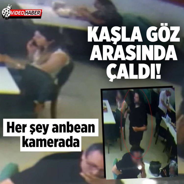 Yemeği bırakıp yerdeki altın kesesini alarak kayıplara karıştı
